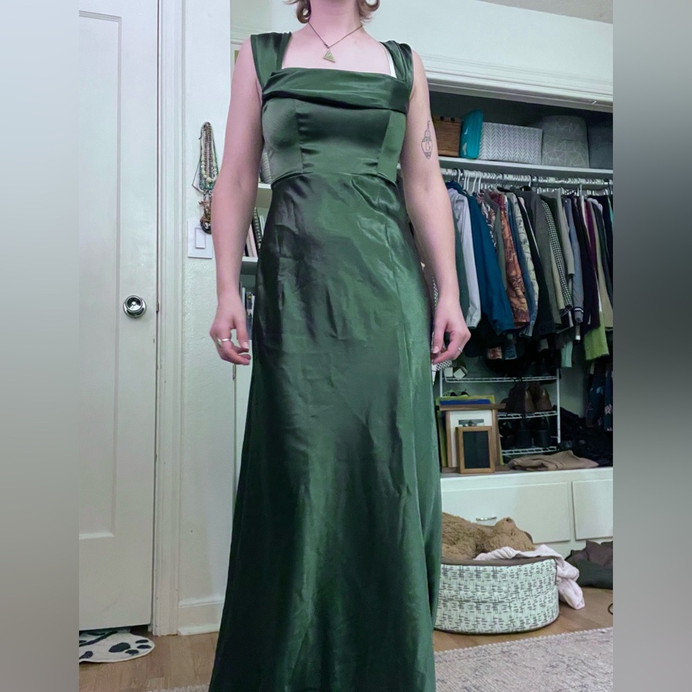 Birdy Grey Forest Green Maxi Dress